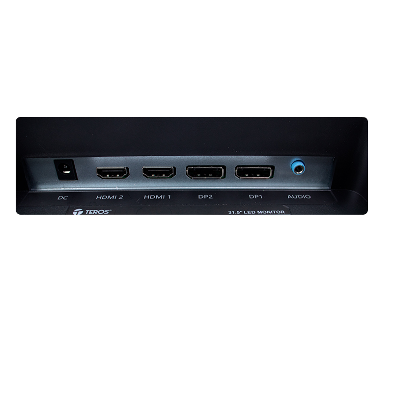 Monitor plano TEROS TE-3252S, 31.5″ 4K UHD VA LED, 60 Hz, 1 ms, HDMI, DP, Audio - Imagen 4