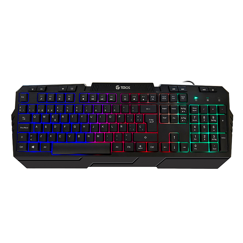 Combo Teros TE-4063N Teclado Multimedia Mouse Headset Mouse Pad - Imagen 2